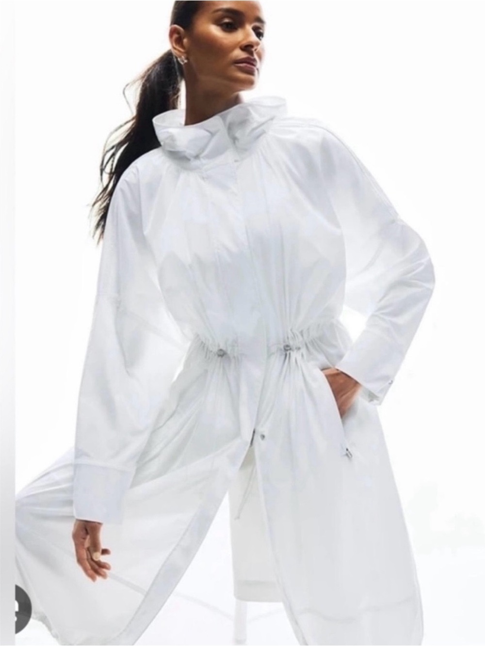 Athleta Trade Winds Jacket White M